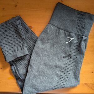Gymshark Seamless High-Waist Leggings - Charcoal Gray